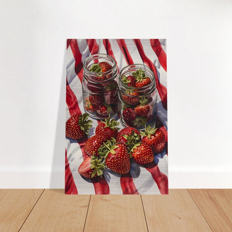 Berry Bliss | Contemporary Realism | wall art print - Brushed Aluminum Print - 30x45 cm / 12x18″ - 