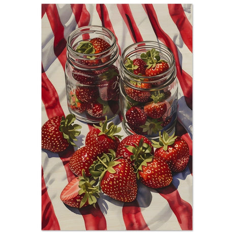 Berry Bliss | Contemporary Realism | wall art print - Wood Prints - 60x90 cm / 24x36″ - 