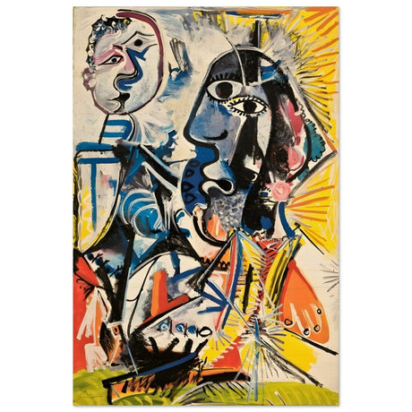 Big Heads by Pablo Picasso 1969 - Wood Prints - 60x90 cm / 24x36″ - 10 mm