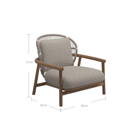 Billy Low - Back Lounge Chair - Charcoal - Single - 