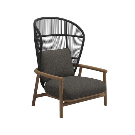 Billy Modern Peacock Chair - Charcoal - Single - 