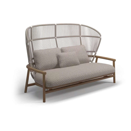 Billy Modern Peacock Chair - Grey - Two - Seater - 
