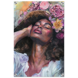 "Bloom in Serenity" – Floral Portrait Watercolor Art | Wall art Print - Acrylic Print - 40x60 cm / 16x24″ - 
