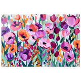 Bloom Symphony: Vibrant Floral Delight | Abstract wall art print - Acrylic Print - 30x45 cm / 12x18″ - 