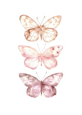 "Blue Breeze Wings" V02 – Watercolor Butterfly Elegance | Wall Art Print | 6 Design Options - 20x30 cm / 8x12" - Design Option4 - Canvas