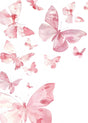 "Blue Breeze Wings" – Watercolor Butterfly Elegance | Wall Art Print | 6 Design Options - 20x30 cm / 8x12" - Design Option4 - Canvas