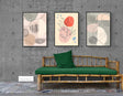 Blush & Bloom Trio - Canvas - 30X45 CM / 12X18″ - 
