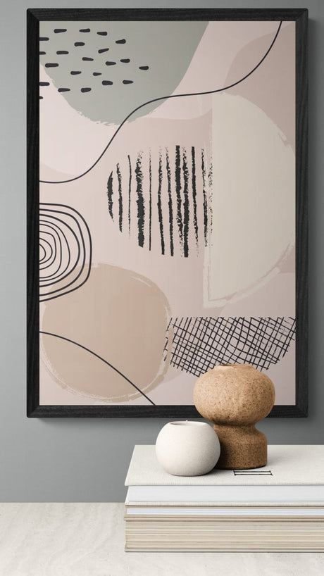 Blush & Bloom Trio - Canvas - 30X45 CM / 12X18″ - 