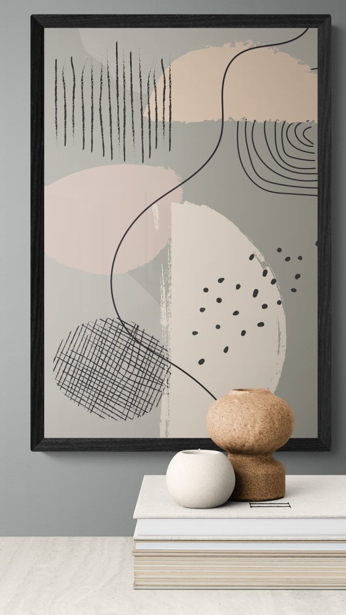 Blush & Bloom Trio - Canvas - 30X45 CM / 12X18″ - 