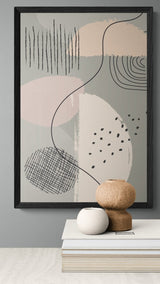 Blush & Bloom Trio - Canvas - 30X45 CM / 12X18″ - 