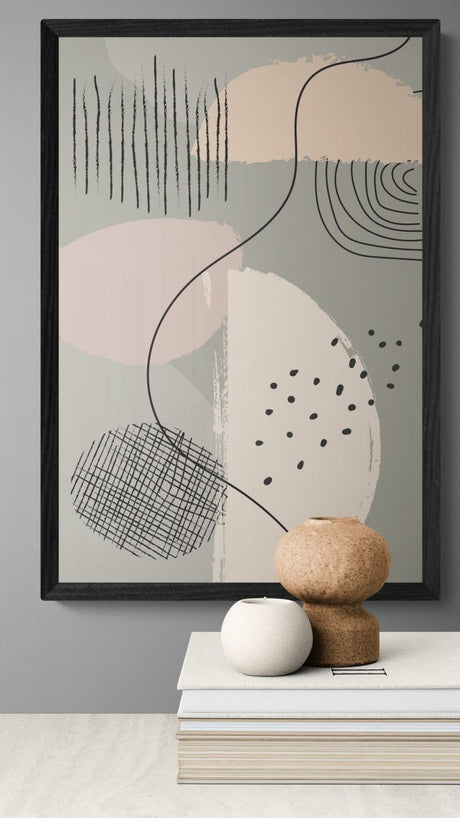 Blush & Bloom Trio - Canvas - 30X45 CM / 12X18″ - 