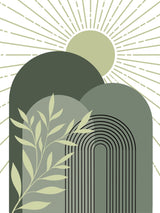 Boho Greens Trio: Canvas Collection - 30X45 CM / 12X18″ - 