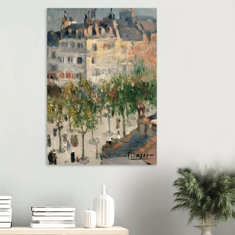 Boulevard de Clichy by Pablo Picasso 1901 - Aluminum Print - 30x45 cm / 12x18″ - 