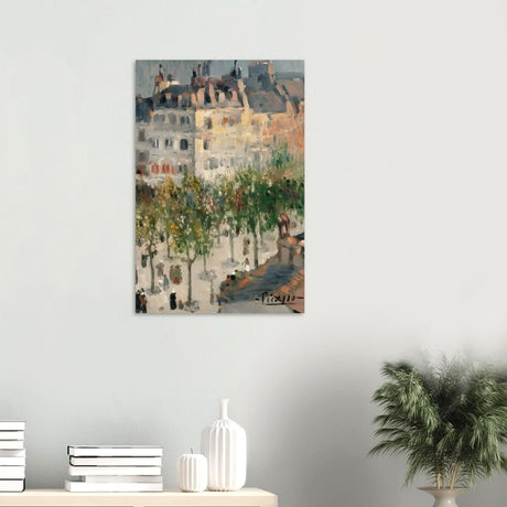 Boulevard de Clichy by Pablo Picasso 1901 - Aluminum Print - 30x45 cm / 12x18″ - 