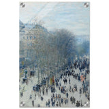 Boulevard des Capucines by Claude Monet | Vintage Wall art Print - Acrylic Print - 30x45 cm / 12x18″ - 