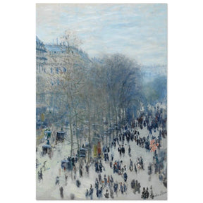 Boulevard des Capucines by Claude Monet | Vintage Wall art Print - Aluminum Print - 50x75 cm / 20x30″ - 