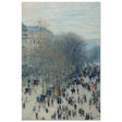 Boulevard des Capucines by Claude Monet | Vintage Wall art Print - Wood Prints - 60x90 cm / 24x36″ - 