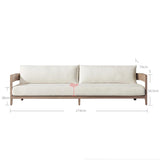 Bruce Outdoor Sofa - Mocha - Single - 