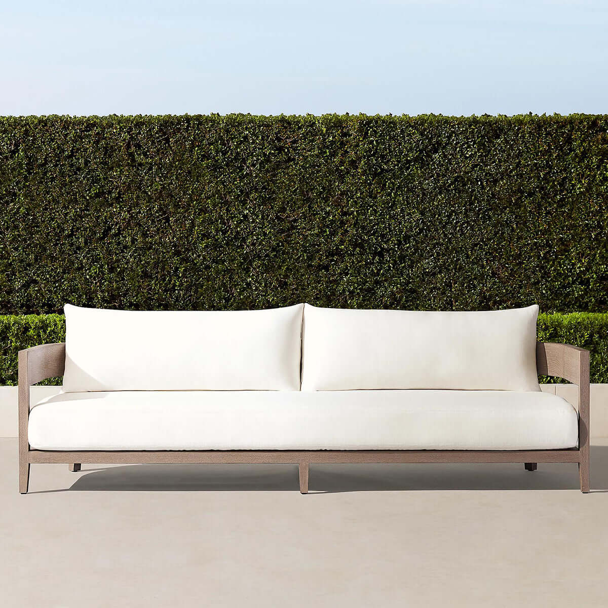 Bruce Outdoor Sofa - Mocha - Three - Seater - 