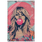 "Bubblegum Bardot" – Urban Pop Art Wall Print - Acrylic Print - 40x60 cm / 16x24″ - 