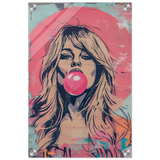 "Bubblegum Bardot" – Urban Pop Art Wall Print - Acrylic Print - 30x45 cm / 12x18″ - 