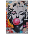 "Bubblegum Marilyn" – Pop Art Street Style Wall Print - Acrylic Print - 20x30 cm / 8x12″ - 