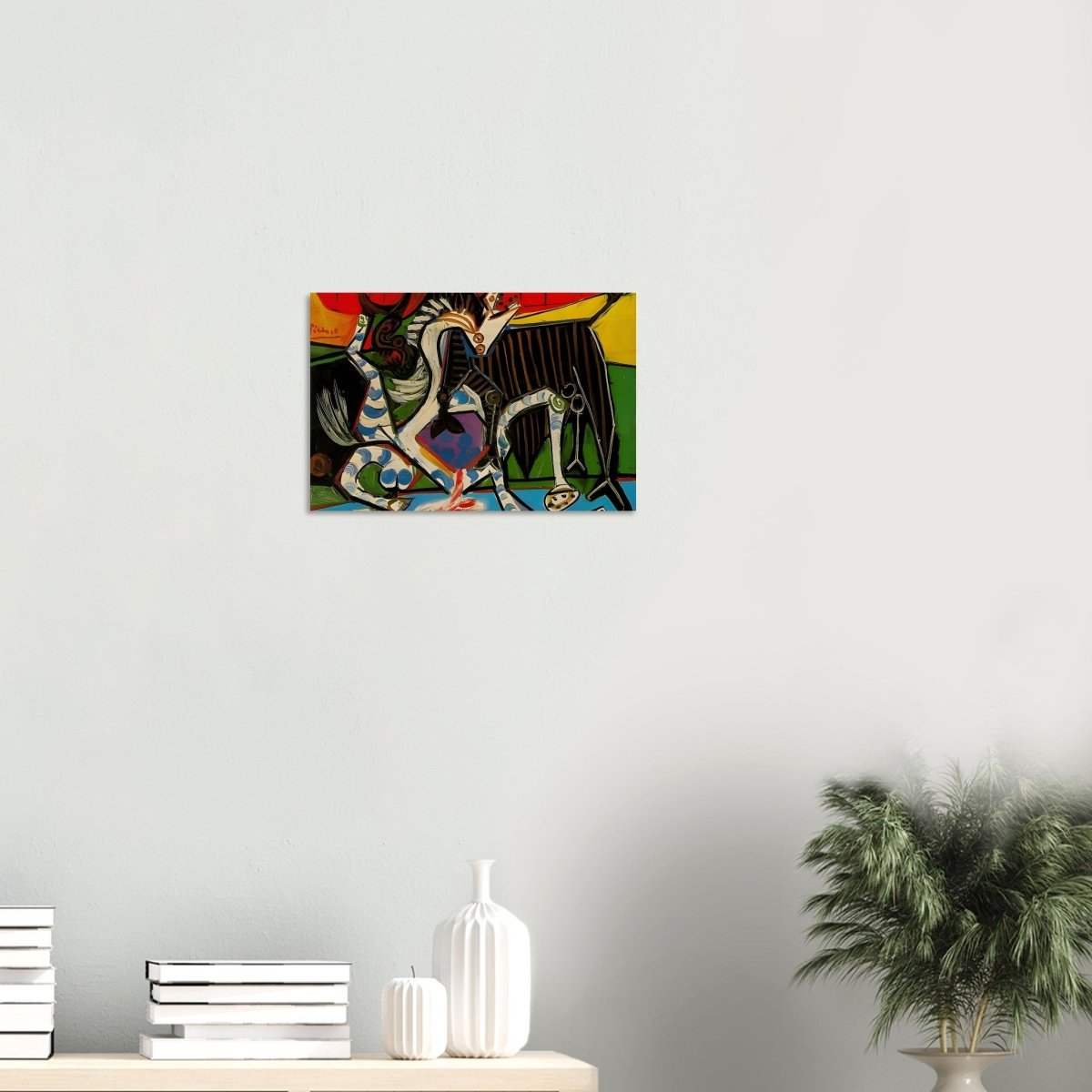 Bullfight by Pablo Picasso 1934 - Wood Prints - 30x45 cm / 12x18″ - 20 mm