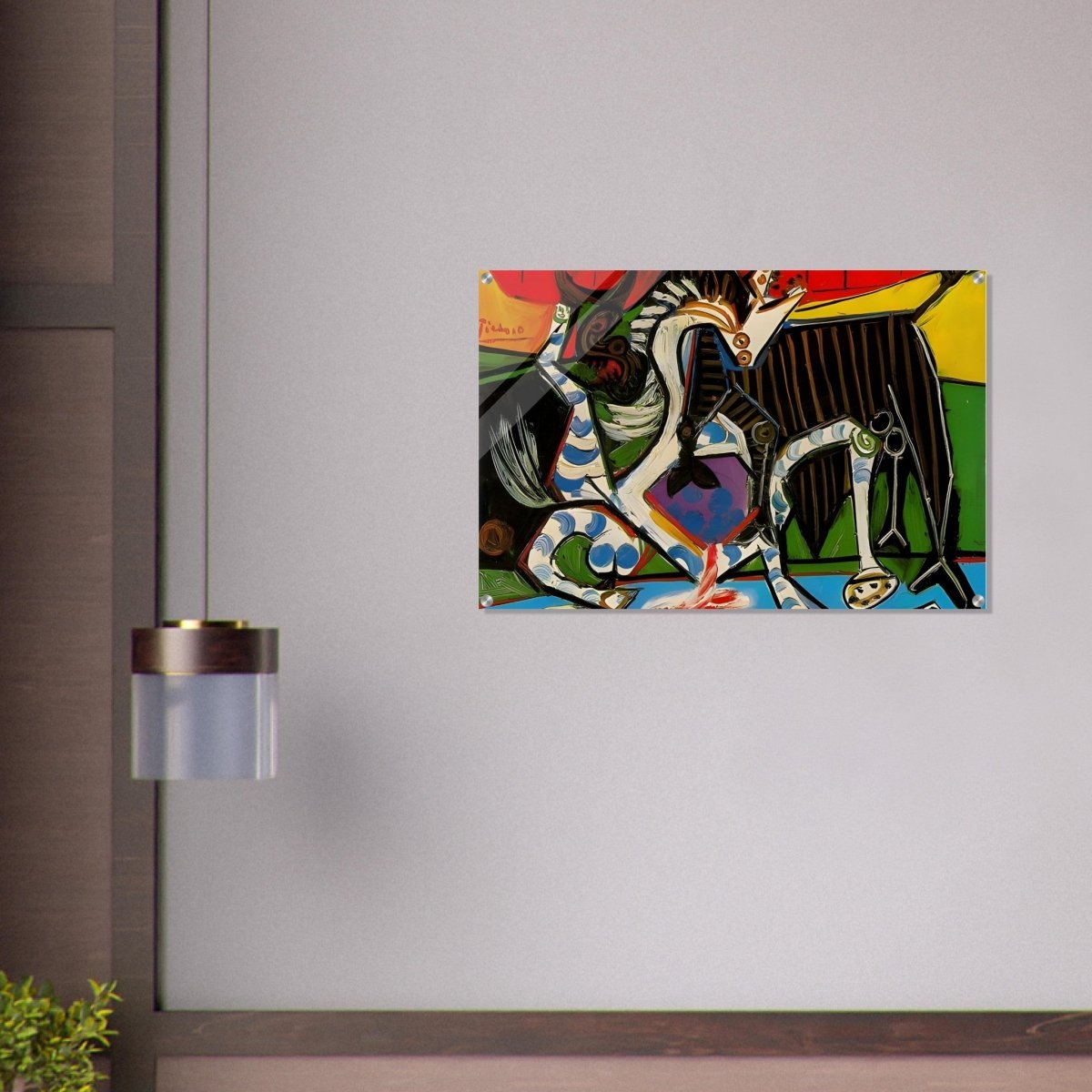 Bullfight by Pablo Picasso 1934 - Acrylic Print - 60x90 cm / 24x36″ - 