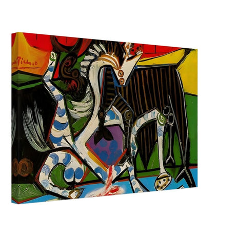 Bullfight by Pablo Picasso 1934 - Canvas - 40x60 cm / 16x24″ - Thick