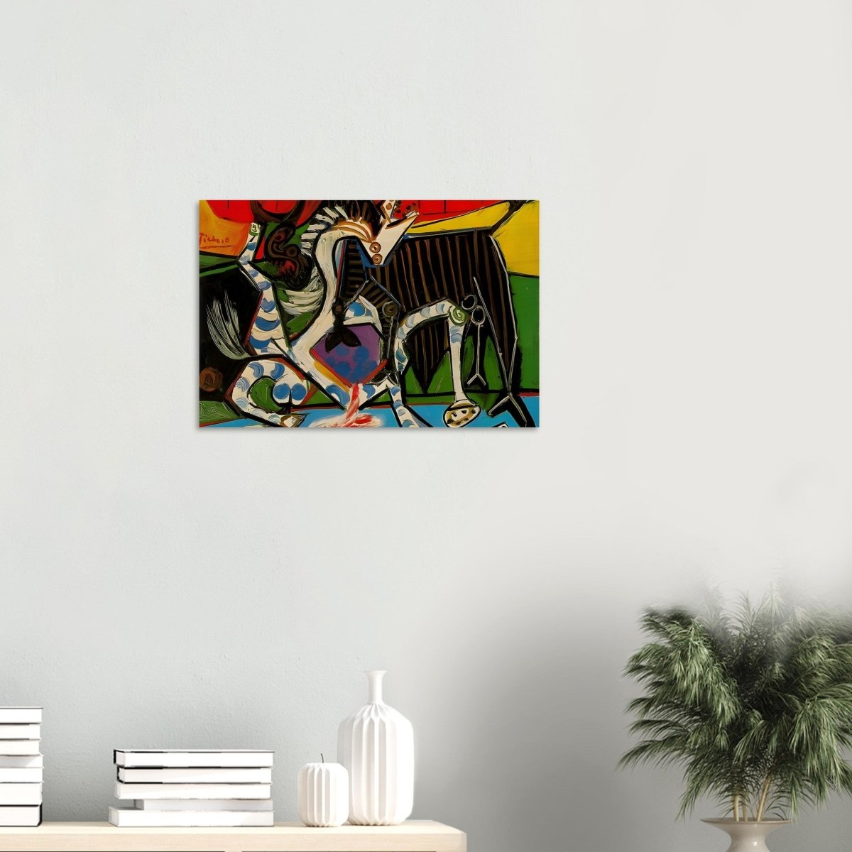 Bullfight by Pablo Picasso 1934 - Wood Prints - 40x60 cm / 16x24″ - 20 mm
