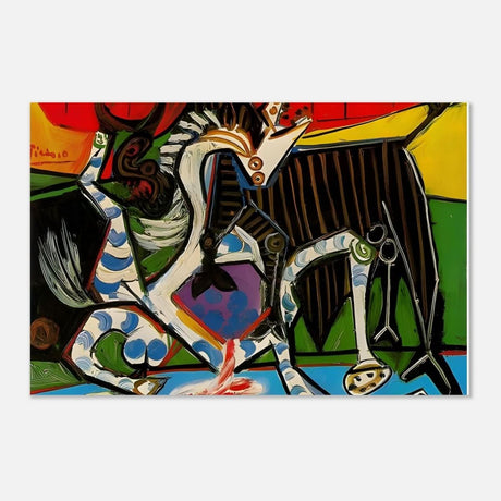 Bullfight by Pablo Picasso 1934 - Aluminum Print - 30x45 cm / 12x18″ - 