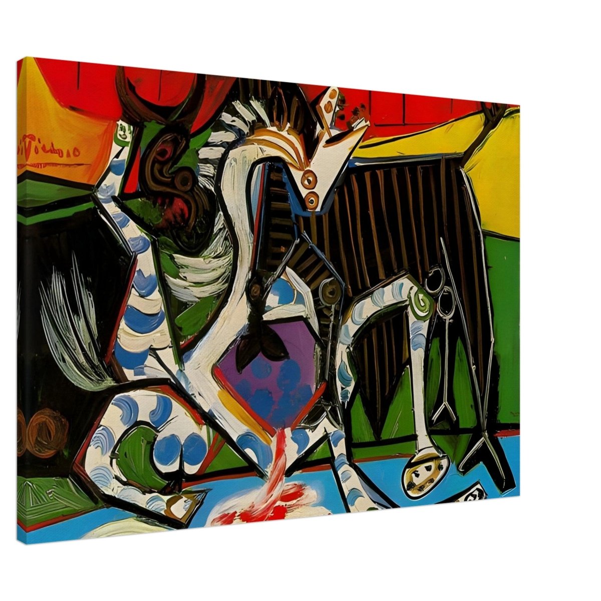 Bullfight by Pablo Picasso 1934 - Canvas - 70x100 cm / 28x40″ - Slim