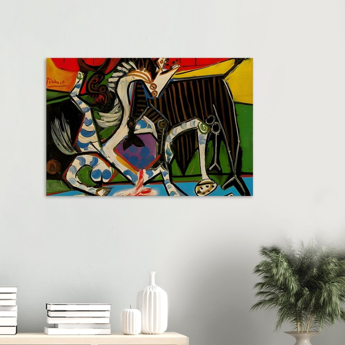 Bullfight by Pablo Picasso 1934 - Wood Prints - 60x90 cm / 24x36″ - 20 mm
