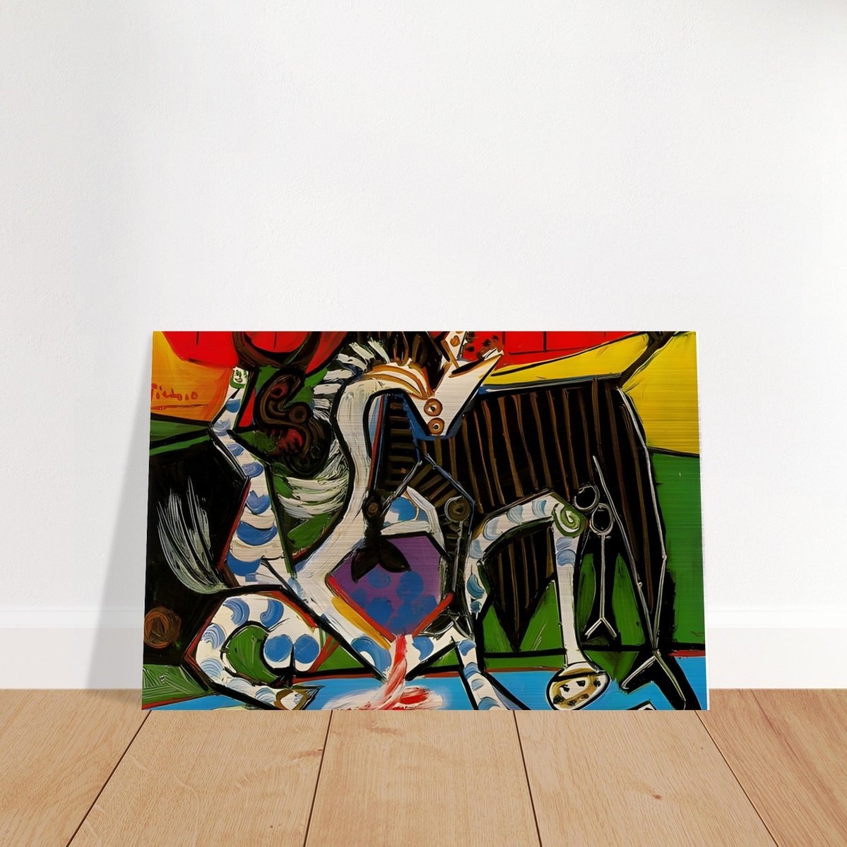 Bullfight by Pablo Picasso 1934 - Brushed Aluminum Print - 30x45 cm / 12x18″ - 