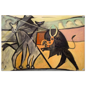Bullfight | Pablo Picasso – A Masterpiece of Cubism & Expressionism - 60x90 cm / 24x36″ - Acrylic Print - 