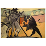 Bullfight | Pablo Picasso – A Masterpiece of Cubism & Expressionism - 60x90 cm / 24x36″ - Wood Prints - 
