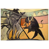Bullfight | Pablo Picasso – A Masterpiece of Cubism & Expressionism - 30x45 cm / 12x18″ - Aluminum Print - 