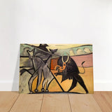 Bullfight | Pablo Picasso – A Masterpiece of Cubism & Expressionism - 40x60 cm / 16x24″ - Brushed Aluminum Print - 