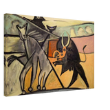 Bullfight | Pablo Picasso – A Masterpiece of Cubism & Expressionism - 50x75 cm / 20x30″ - Canvas - 