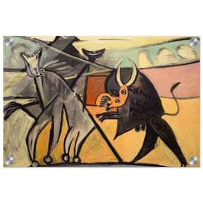 Bullfight | Pablo Picasso – A Masterpiece of Cubism & Expressionism - 30x45 cm / 12x18″ - Acrylic Print - 