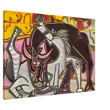Bullfighting Cubism wall art print Pablo Picasso 1934 - Canvas - 50x75 cm / 20x30″ - 