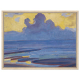 By The Sea 1909 by Piet Mondrian | Vintage wall art print - Framed Canvas - 60x80 cm / 24x32″ - Wood frame