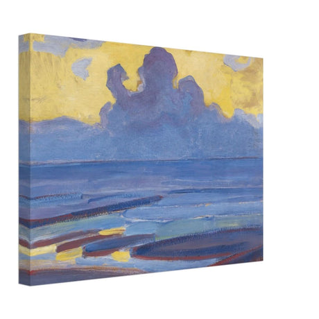 By The Sea 1909 by Piet Mondrian | Vintage wall art print - Canvas - 30x40 cm / 12x16″ - 