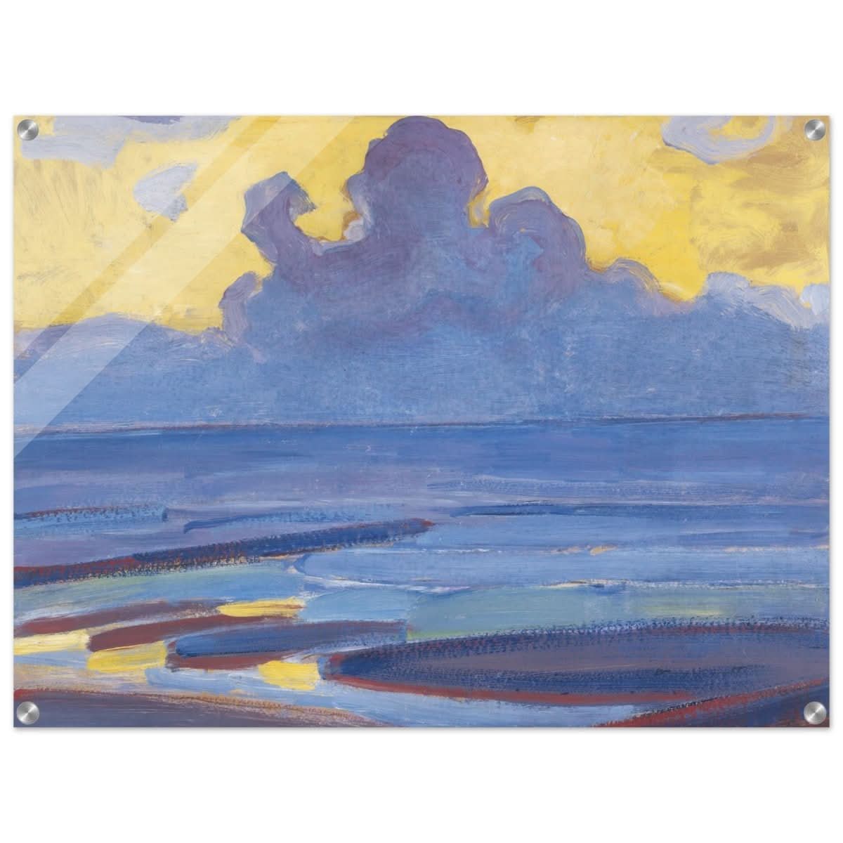 By The Sea 1909 by Piet Mondrian | Vintage wall art print - Acrylic Print - 60x80 cm / 24x32″ - 