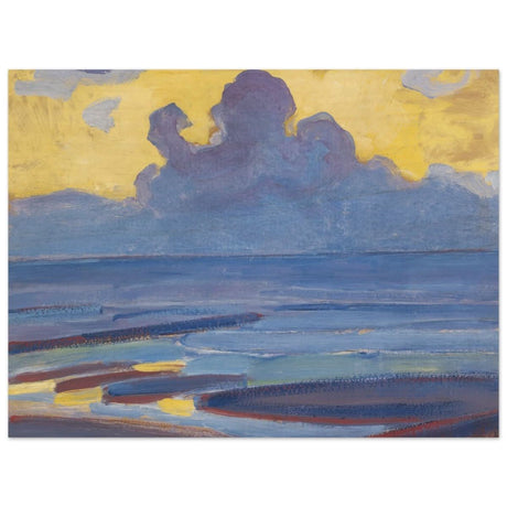 By The Sea 1909 by Piet Mondrian | Vintage wall art print - Wood Prints - 30x40 cm / 12x16″ - 