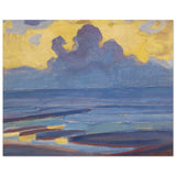 By The Sea 1909 by Piet Mondrian | Vintage wall art print - Wood Prints - 40x50 cm / 16x20″ - 