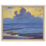 By The Sea 1909 by Piet Mondrian | Vintage wall art print - Framed Canvas - 40x50 cm / 16x20″ - Wood frame