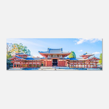 Byodo - in in Perfect Harmony | Buddhist temple | Uji, Japan | Panormic print 30x90cm/12x36" - Aluminum Print - 30x90 cm / 12x36″ - 