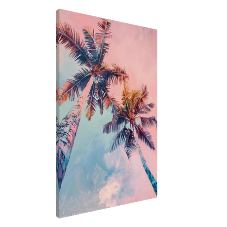 sunset palms wall art print30x45 cm / 12x18″Framed Canvas