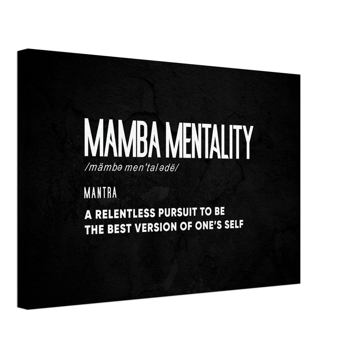  motivational wall art mamba mentality